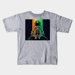 Meditation astronaut Kids T-Shirt